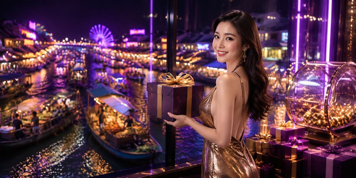 Đèn neon rực rỡ tại Cần Thơ gợi lên không khí xổ số và giải trí ban đêm sôi động