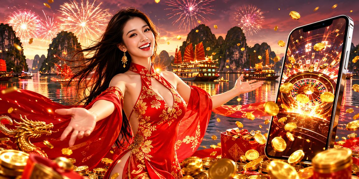 Khung cảnh lễ hội giải trí casino và cá cược tại Hạ Long