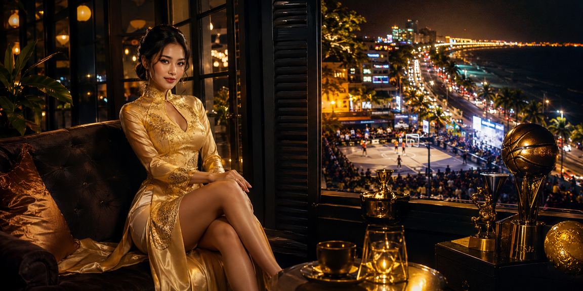 Không gian casino hiện đại với ánh đèn lung linh tại Việt Nam